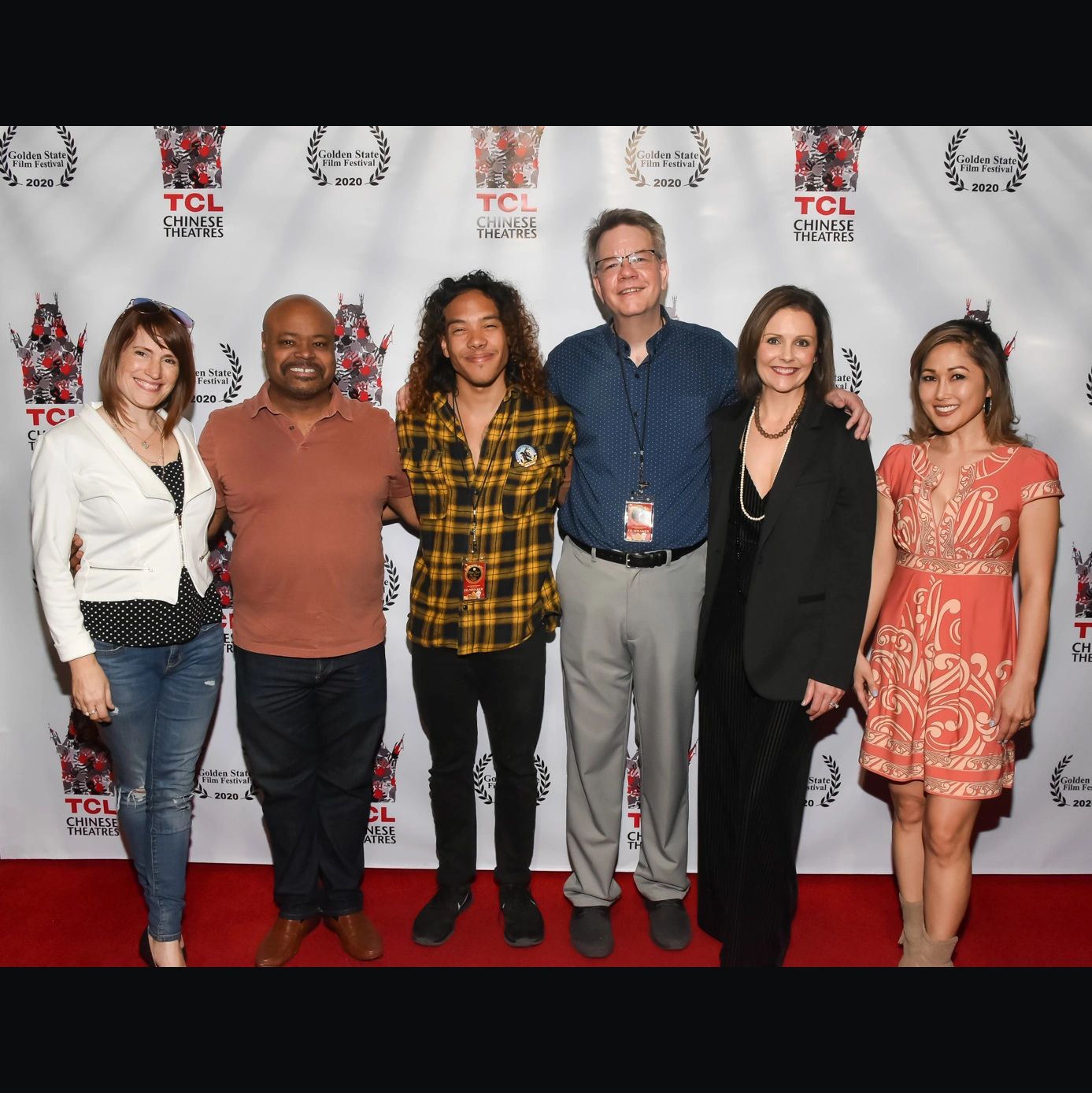 Cast and Director on Red Carpet at Golden State Film Festival